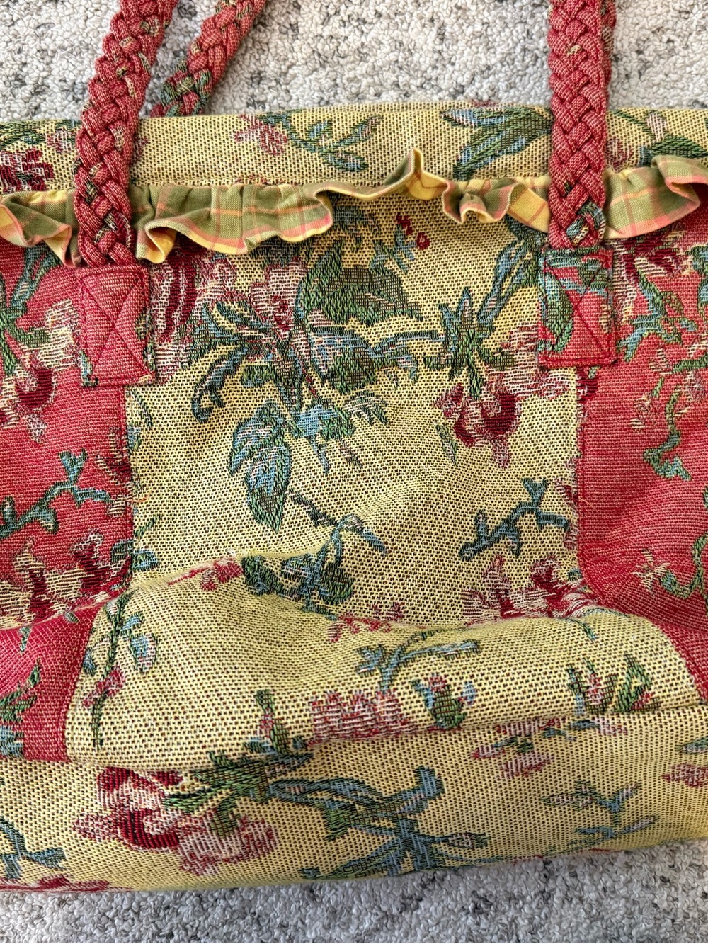 April Cornell for Isabella’s Journey Tapestry Zippered Tote Bag - Picture 14 of 15